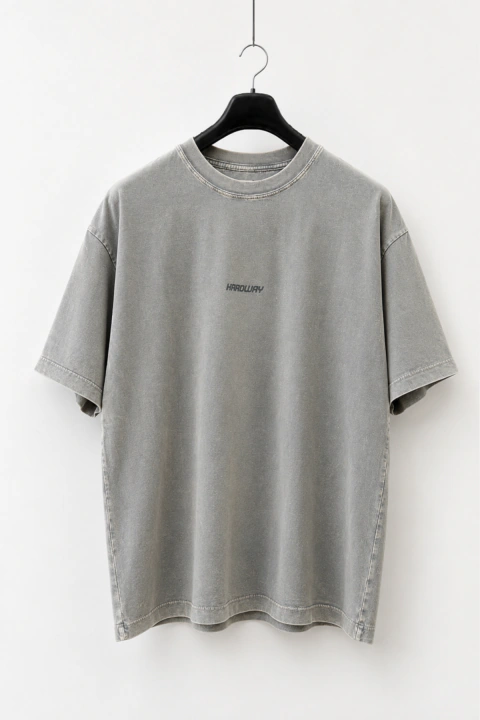 REMERA HARD COMPUTER ACID GREY
