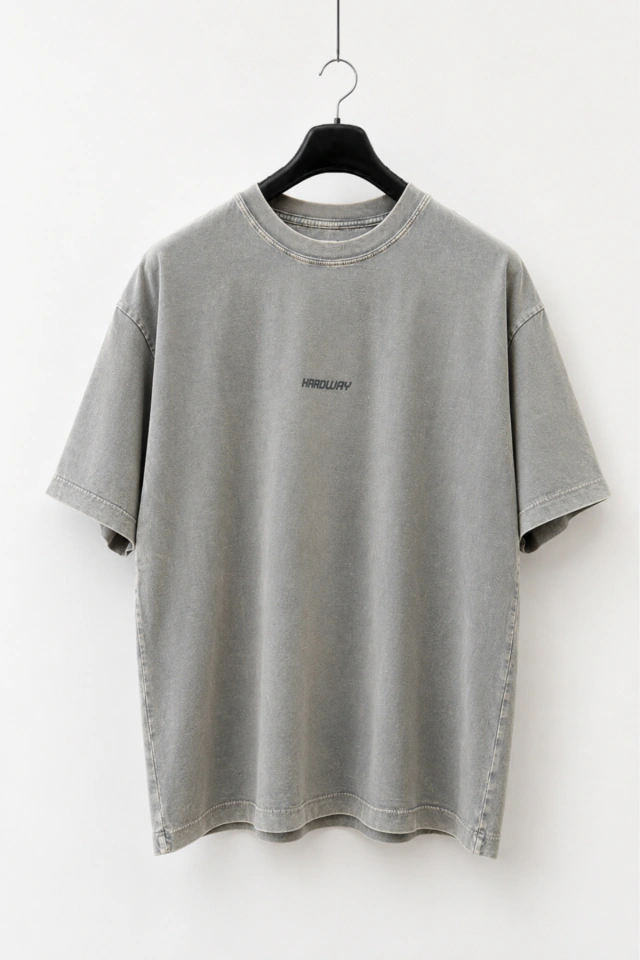REMERA HARD COMPUTER ACID REGULAR GREY