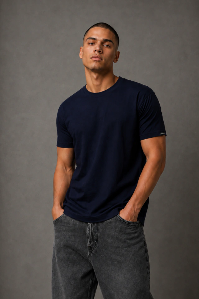 HW REMERA SLIM MARINO