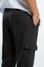 JOGGER CHEQUIA CARGO RLX BLACK - Hardway