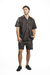 Imagen de CAMISA M/C WASHED LINO BLACK