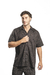 CAMISA M/C WASHED LINO BLACK
