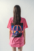 Imagen de REMERA PEACE FLOWER FUCSIA