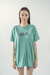 REMERA PEACE FLOWER GREEN - tienda online