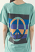 REMERA PEACE FLOWER GREEN