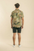 CAMISA M/C OLIVA LEAVES GREEN