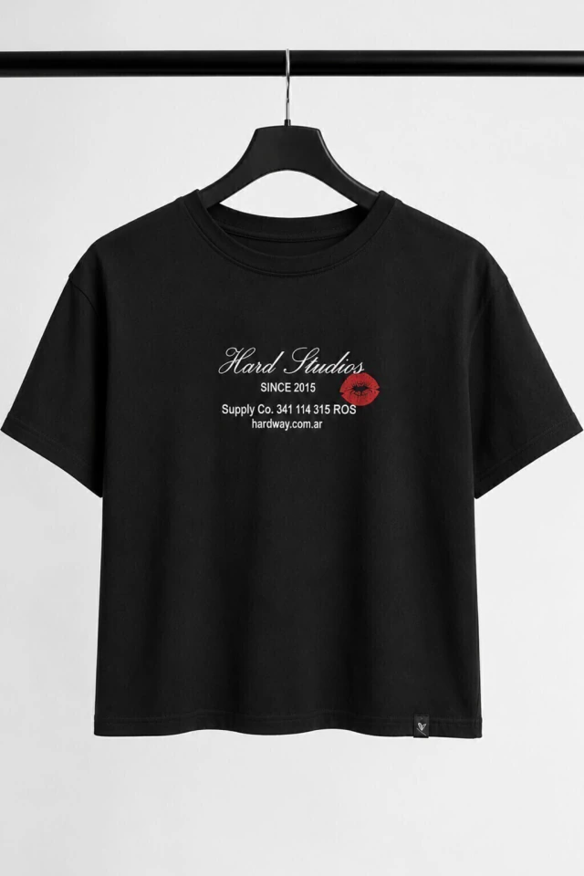 REMERA HARD STUDIOS BLACK