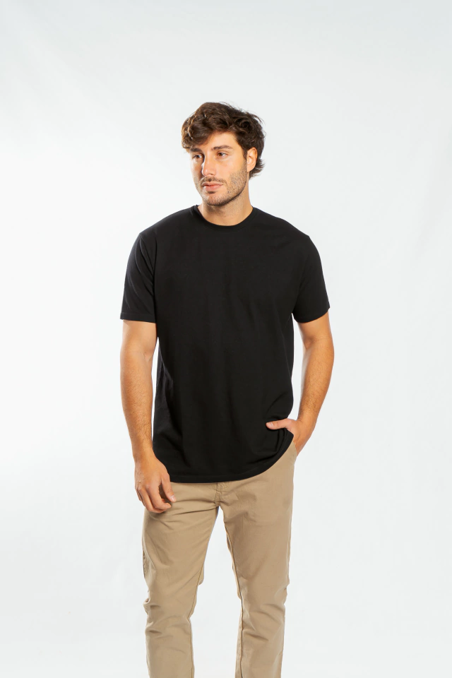 REMERA PIQUE BASIC BLACK