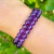 Pulseira Ametista Intensa Esfera 6mm - comprar online