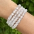 Pulseira Selenita Branca | Esfera 6mm - comprar online