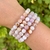 Pulseira Ágata Flor | Esfera 8mm - comprar online