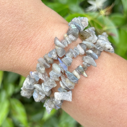 Pulseira de Labradorita Cascalho