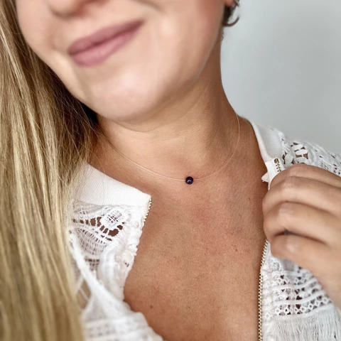 Colar Invisível de Charoíta - comprar online