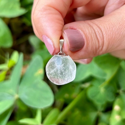 Pingente Quartzo Cristal (colado)