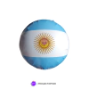Globo Circulo Bandera Argentina 18" x5