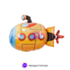 Globo Submarino Vehículo Paleta 14" x5