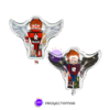 Globo Roblox Doble con Alas 18" x5