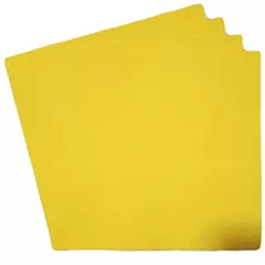 Servilletas Lisas Amarillo x20