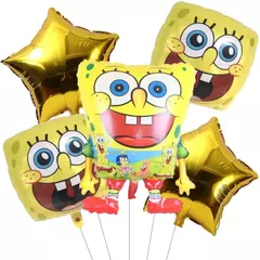 Blister Set 5 Globos Bob Esponja en internet