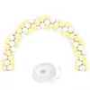 Kit Arco 100 Globos Blanco y Amarillo