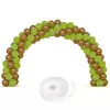 Kit Arco 100 Globos Caramelo y Verde Seco