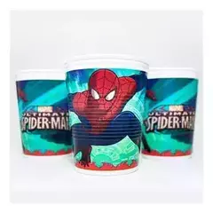 Vasos Plastico Spiderman Descartable x10