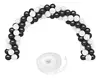 Kit Arco 100 Globos Negro y Blanco