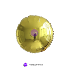 Imagen de Globo Circulo Metalizado 18" x5