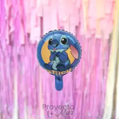 Globo Circulo Paleta Stitch 12"
