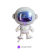 Globo Astronauta Espacial Paleta 14" x5