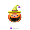 Globo Calabaza Truco o Trato Halloween 20" x5