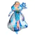 Globo Cuerpo Frozen Azul Elsa 30" x5 - comprar online