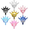 Globo Paleta Corona Princesa Príncipe 14" x5