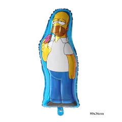 Globo Cuerpo Homero Simpson Borde Azul 24" x5 - comprar online