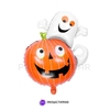 Globo Paleta Calabaza Fantasma 14" x5