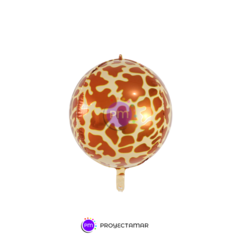 Globo Orbz Animal Print Metalizado 24" x5 - Proyectamar