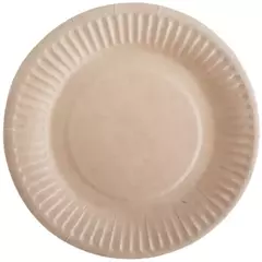 Plato Polipapel Kraft Grande x10