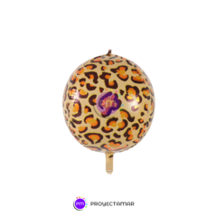 Globo Orbz Animal Print Metalizado 24" x5