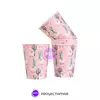 Vasos Polipapel Llama Temático x10