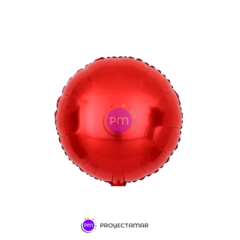 Globo Circulo Metalizado 18" x5 - tienda online