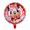 Globo Circulo Minnie Mouse Rojo 18" x5