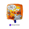 Globo Cuadrado Simpson 18" x5
