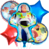 Set 5 Globos Temáticas Buzz Toy Story