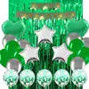 Combo Globos Cumpleaños Completo Verde Plata