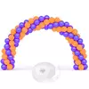 Kit Arco 100 Globos Violeta y Naranja