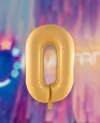 Globos Numero Matte Nude Mediano 32"