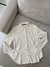 Camisa Feminina Creme Zara (G) - Dê Lírios