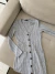 Vestido Botões Cinza (M) - Dê Lírios
