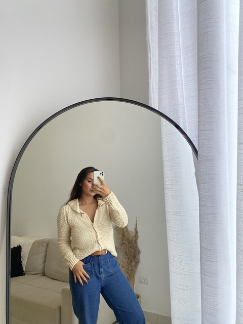 Tricô Creme Botões (P/M) - comprar online