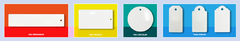 Banner de la categoría Tag rectangular